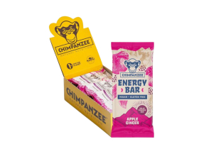 CHIMPANZEE Energybar Natural Apple & Ginger | 15 Bar Box