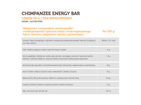 CHIMPANZEE Energybar Lemon | 55g bar