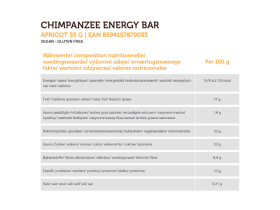 CHIMPANZEE Energybar Apricot |  55g bar