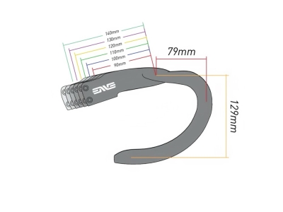 ENVE Stem/Handlebar Unit SES Aero Pro One-Piece IN-Route Carbon | 370