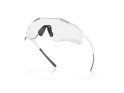 OAKLEY Sonnenbrille Cybr Zero Matte White | Clear to Black Iridium Photochromic OO9512D-0139