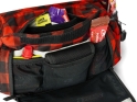 USWE Waist bag Waist 6 Liters | flannel red / black