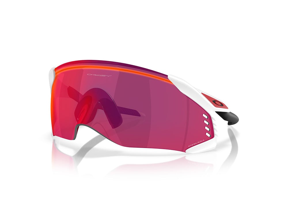 美品 oakley オークリー kato Prizm Road Oakley Kato Sunglasses (Polished Black) (Prizm Road Lens