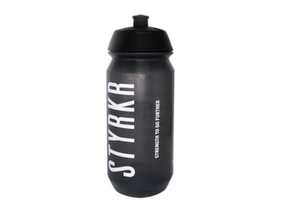 STYRKR Drinking Bottle 500 ml | black transparent