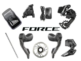 SRAM Force AXS HRD E1 Rennrad Gruppe 2x12 inklusive...