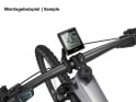 BOSCH E-Bike Halterung für Intuvia 100 | 35 mm