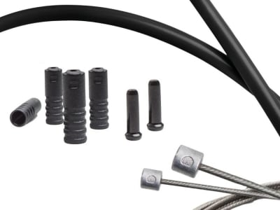 CAPGO Shift Cable Set Blue Line Eco | Shimano MTB & Road | black