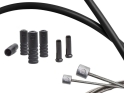 CAPGO Shift Cable Set Blue Line Eco | Shimano MTB & Road | black