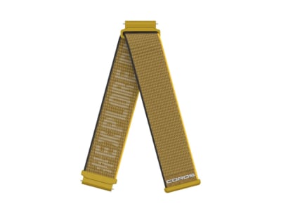 COROS Ersatzarmband Smartwatch für APEX 2 / APEX / PACE 2 | Nylon | Gelb | 20 mm