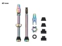 WOLF TOOTH Tubeless Valve Stem Kit / Clik Valve | 2 pcs. | rainbow 60 mm