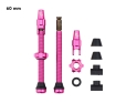 WOLF TOOTH Tubeless Valve Stem Kit / Clik Valve | 2 pcs. | pink 60 mm