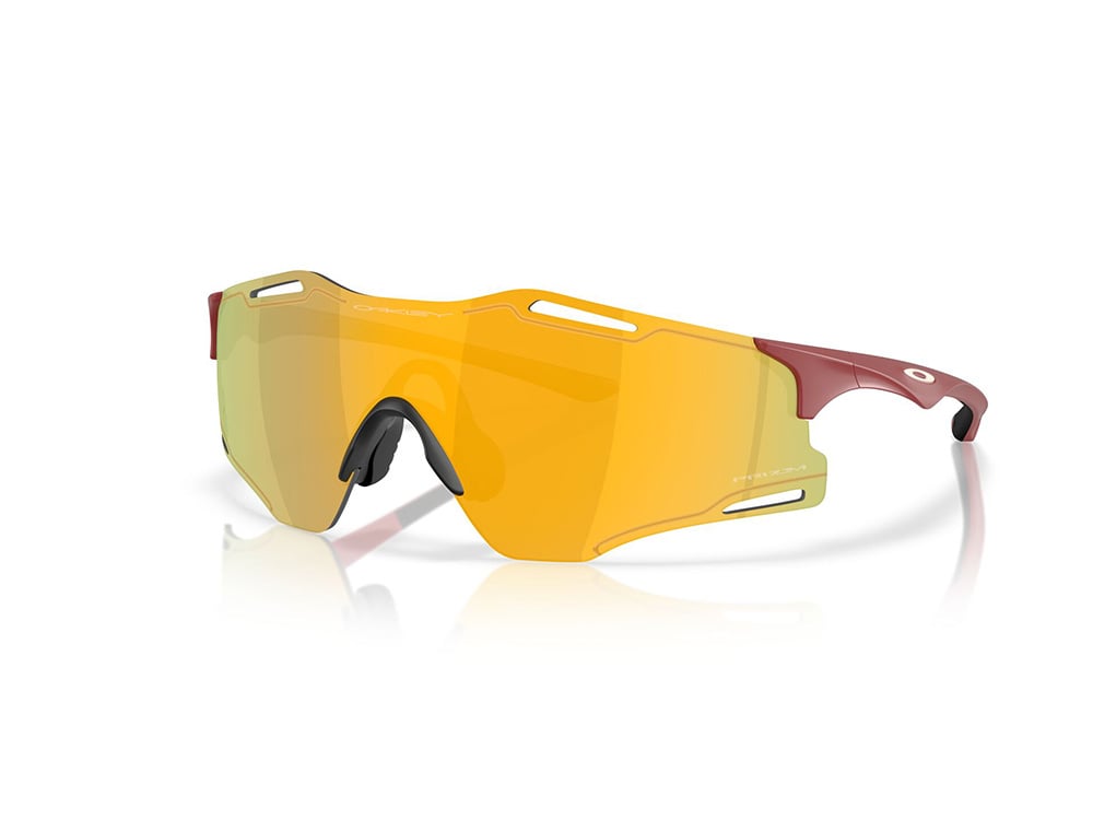 OAKLEY Sunglasses Cybr Zero Matte Iron Red | Prizm 24k