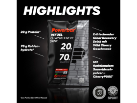 POWERBAR Refuel Clear Recovery Drink Sports Drink Wild...