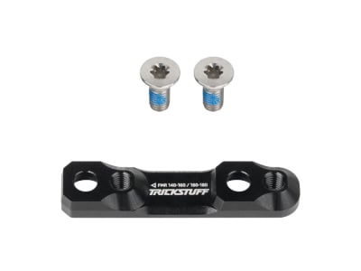 TRICKSTUFF Adapter FM Rear-FM +20 with titanium bolts | FM 140-160/160-180 | black