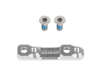 TRICKSTUFF Adapter FM Rear-FM +20 with titanium bolts | FM 140-160/160-180 | silver