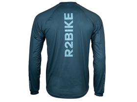 R2BIKE Long Sleeve Jersey | Solid Edition | dark petrol