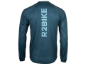 R2BIKE Long Sleeve Jersey | Solid Edition | dark petrol