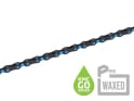 KMC pre-waxed Chain DLC12 Go Wax incl. Chain Lock | 12-speed | 126 links | Black-Blue