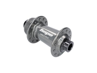 HOPE Front Hub Pro 5 | Classic Center Lock 12x100mm Boost | smoke 24 holes