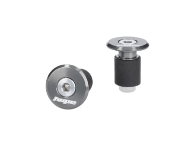 HOPE handlebar plugs Grip Doctor | smoke