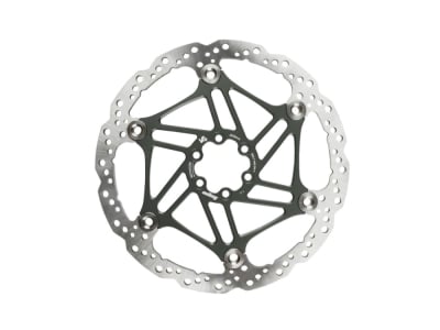 HOPE Brake Disc V4 Vented Floating Rotor Internally Ventilated 203 mm | smoke