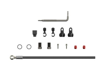 SRAM Brake Hose 200 cm black Banjo silver