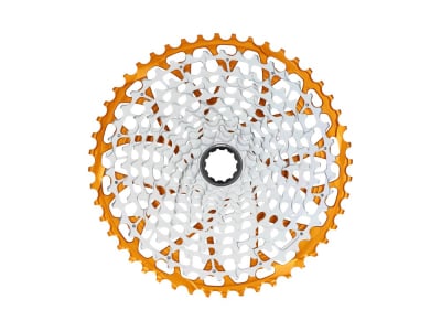 GARBARUK Cassette 12-speed GEN2.0 Gravel | 10-50 Teeth | SRAM XD for XPLR AXS | AXS Road 12-speed rear Derailleurs | orange