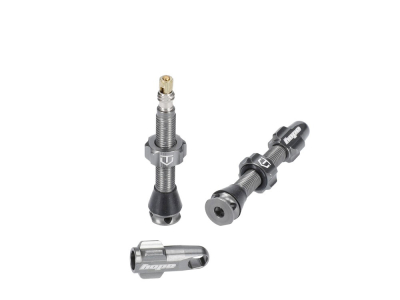 HOPE Tubeless Valve Set | smoke 40 mm