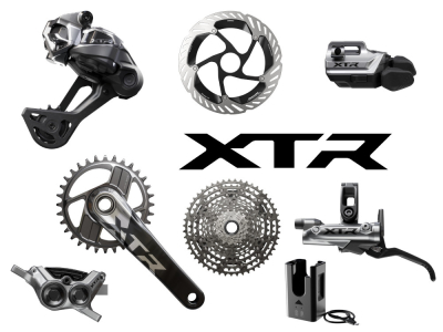 SHIMANO XTR Di2 Trail Komplettgruppe M9220 | 10 - 51 Zähne | 203 / 180 mm 170 mm 30 Zähne