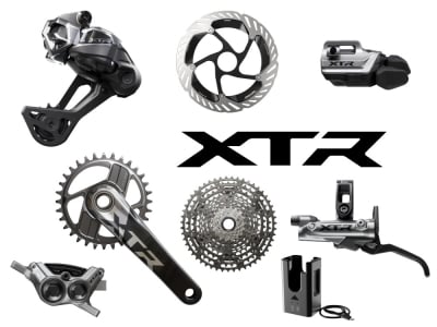 SHIMANO XTR Di2 Trail Komplettgruppe M9220 | 10 - 51 Zähne | 203 / 180 mm 170 mm 32 Zähne