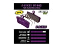 GALFER Disc Brake Pads E-Bike for Hayes Dominion A4 | purple