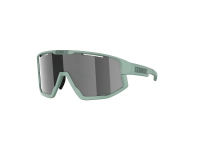 BLIZ Sunglasses Fusion Matte Green | Smoke Mirror Silver