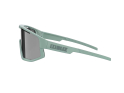 BLIZ Sunglasses Fusion Matte Green | Smoke Mirror Silver