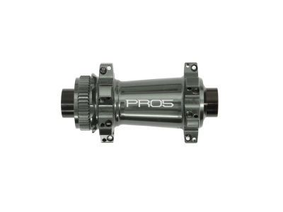 HOPE Vorderradnabe Pro 5 | Straightpull Center Lock 12x100 mm | smoke 24 Loch