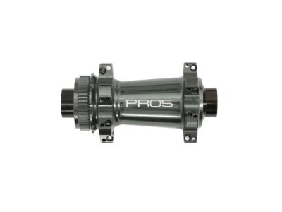 HOPE Vorderradnabe Pro 5 | Straightpull Center Lock 12x110 mm Boost | smoke 24 Loch