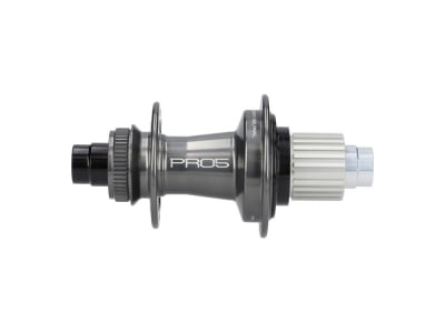 HOPE Rear Hub Pro 5 | Classic Center Lock 12x142 mm Thru Axle Freewheel Shimano Micro Spline | smoke