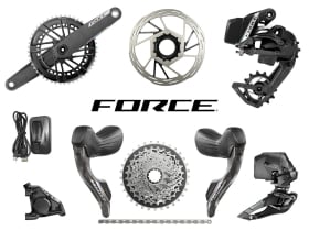 SRAM Force AXS HRD E1 Rennrad Gruppe 2x12 | 46-33 Zähne