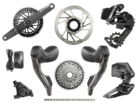 SRAM Force AXS HRD E1 Rennrad Gruppe 2x12 | 46-33 Zähne