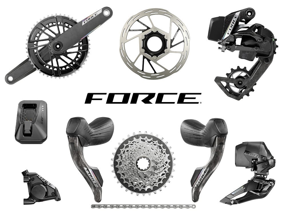 SRAM Force AXS HRD E1 Road Groupset 2x12 | 50-37 Teeth