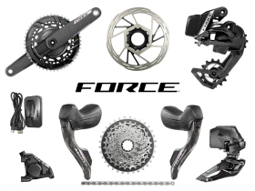 SRAM Force AXS HRD E1 Rennrad Gruppe 2x12 | AXS...