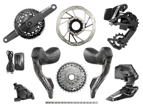 SRAM Force AXS HRD E1 Rennrad Gruppe 2x12 | AXS...