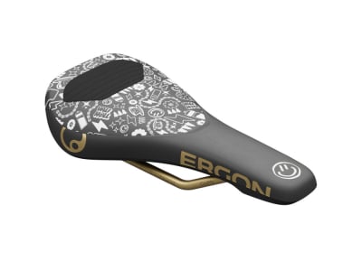 ERGON Saddle SM Downhill Comp Vali Höll Edition | black / gold