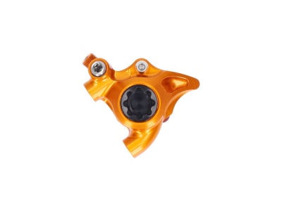 HOPE Bremssattel RX2 Flat Mount FM Std für Shimano / Campagnolo | Mineralöl | orange