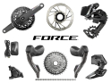 SRAM Force AXS HRD E1 Road Groupset 2x12 | AXS Powermeter Crankset | 50-37 Teeth 165 mm 10 - 30 Teeth without Disc Brake Rotors SRAM DUB | BSA 68 mm | 73 mm