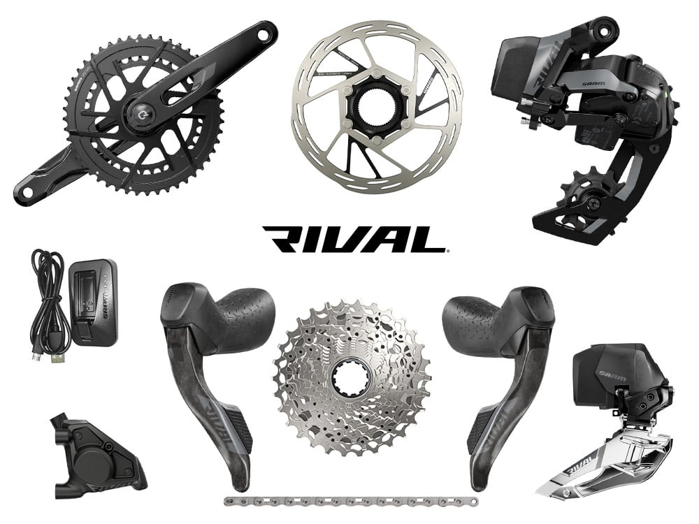 SRAM Rival AXS HRD レバーセット SRAM ( スラム ) デュアルコントロールレバー（STIレバー