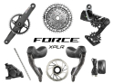 SRAM Force XPLR AXS Wide HRD E1 Gravel Gruppe 1x13 172,5 mm Paceline Rotor 160 mm | Center Lock (vorn und hinten) SRAM DUB Wide | PressFit PF41 BB86 Road