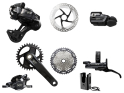 SHIMANO Deore XT Di2 Race Komplettgruppe M8200 | 9 - 45 Zähne | 180 / 160 mm 165 mm 30 Zähne