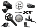 SHIMANO Deore XT Di2 Race Komplettgruppe M8200 | 9 - 45 Zähne | 180 / 160 mm 175 mm 28 Zähne