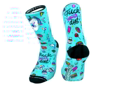 MALDITA BUENA SUERTE Socken F*** Your Diet