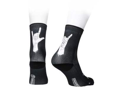 MALDITA BUENA SUERTE Socken Rock On | schwarz